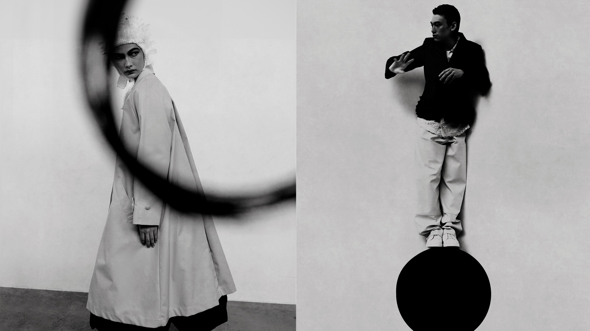 Photographer Anett Pósalaki and stylist Wayne Thomas-Rhoden render the statuesque dynamic