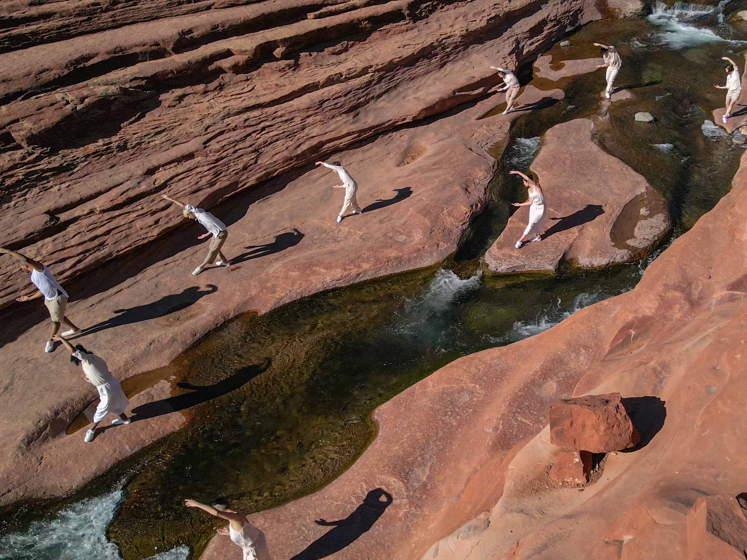 Dino Kiratzidis and Michael Spencer Phillips escape the traditional stage