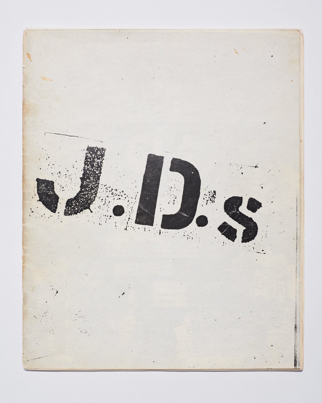 Epistolary Filth: The life and death of ‘J.D.s’ zine