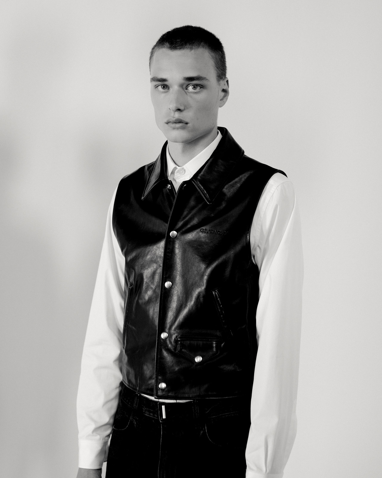 At the Hôtel des Invalides, Givenchy inverts and elevates the schoolboy uniform