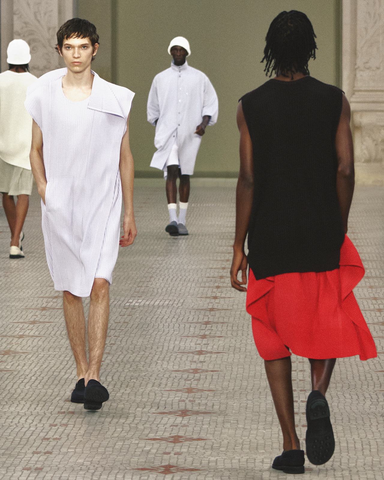 Under the umbrella of tradition, Issey Miyake innovates