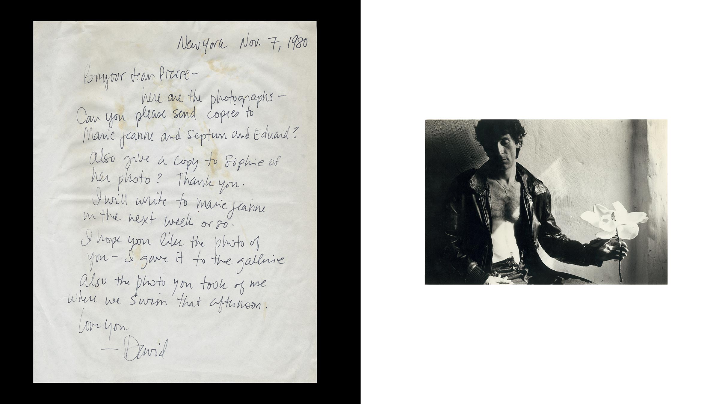 ‘Dear Jean Pierre’ is a portrait of a young man on fire