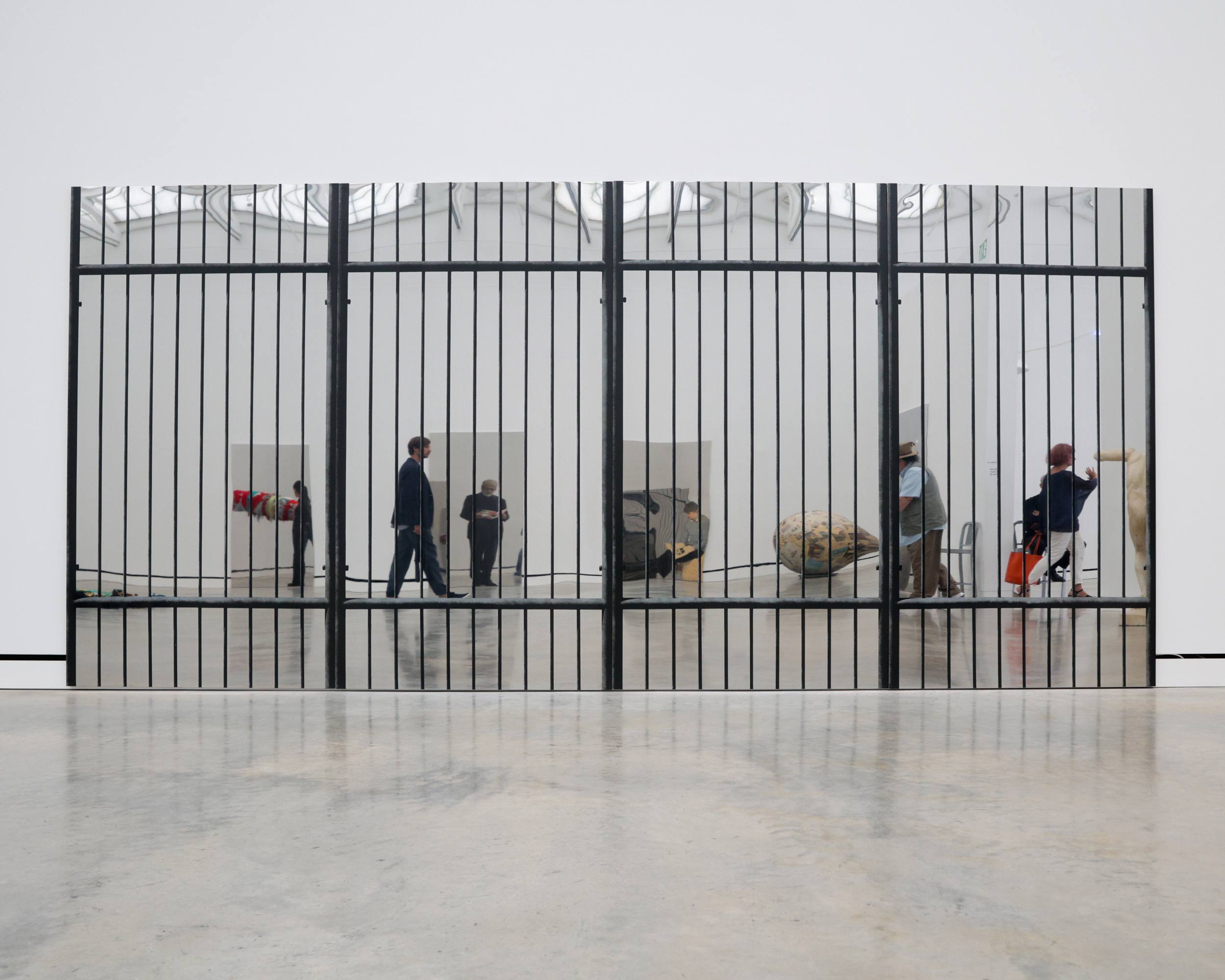 Beyond the looking glass, in the Robert Olnick Pavilion