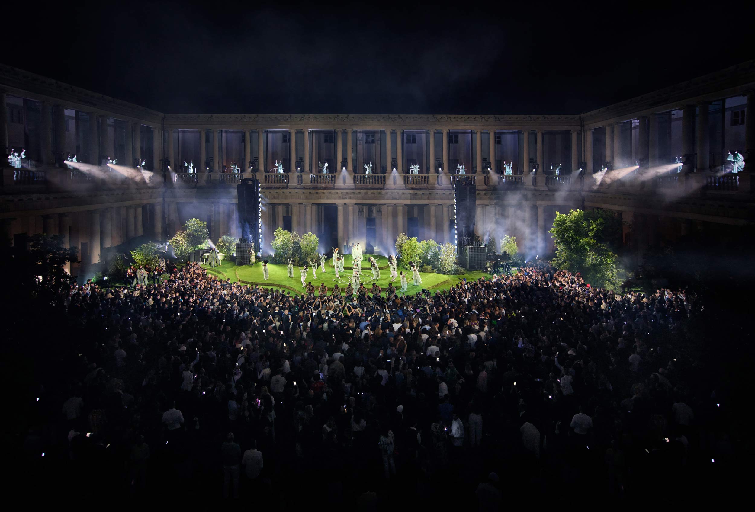 Moncler x Pharrell Williams drew a crowd to the heart of Milan