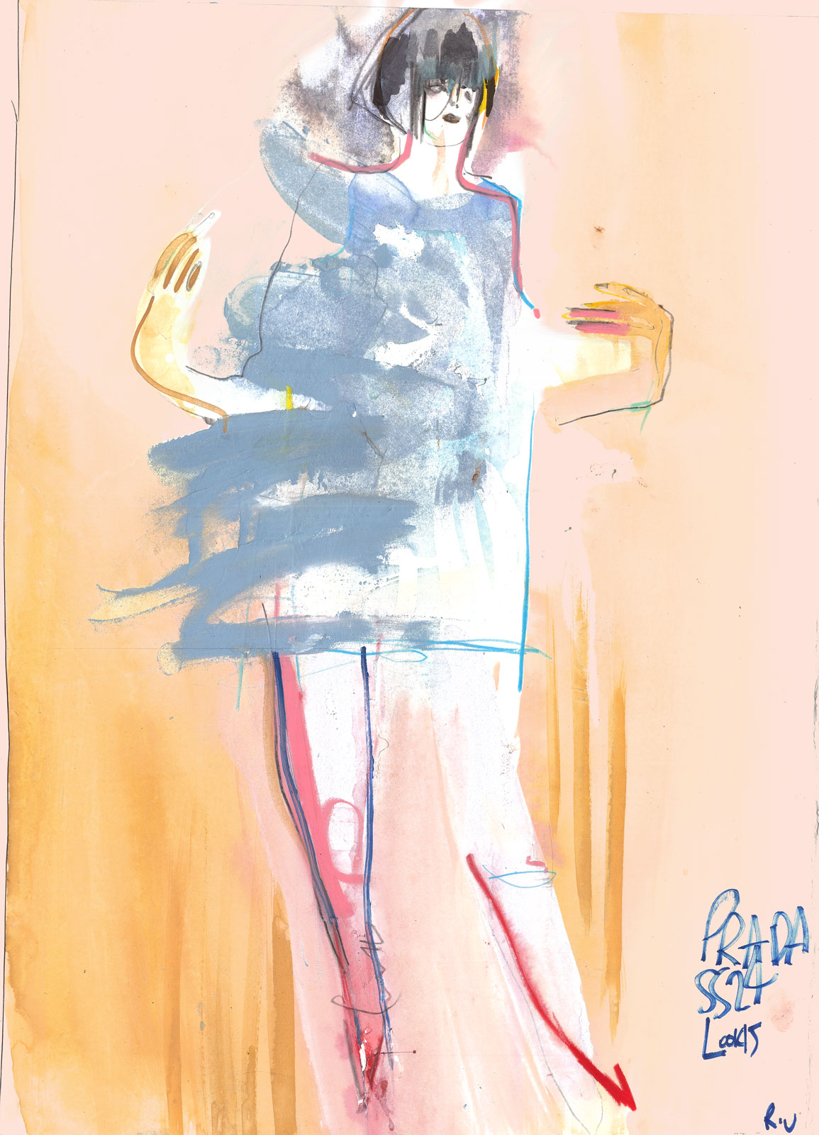 At Prada’s Spring/Summer 2024 show, eccentricity meets high fashion