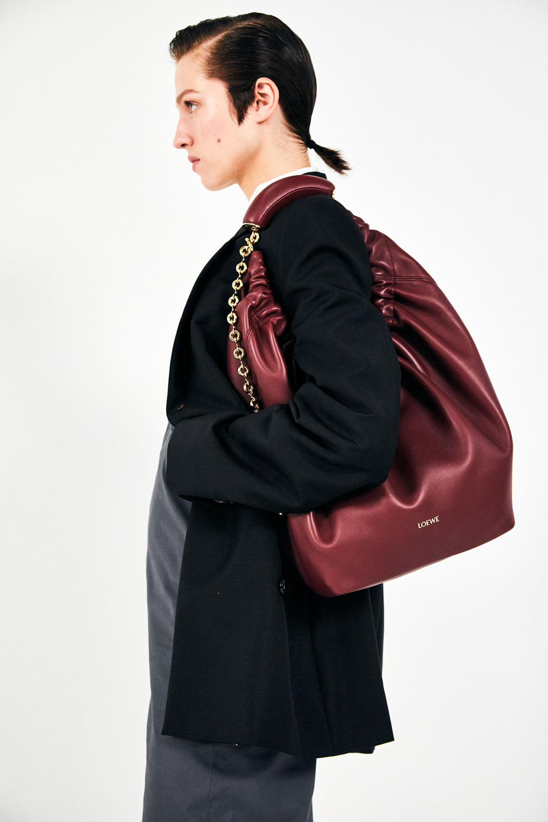 On Loewe’s Spring/Summer 2024 runway, the ordinary becomes subversive