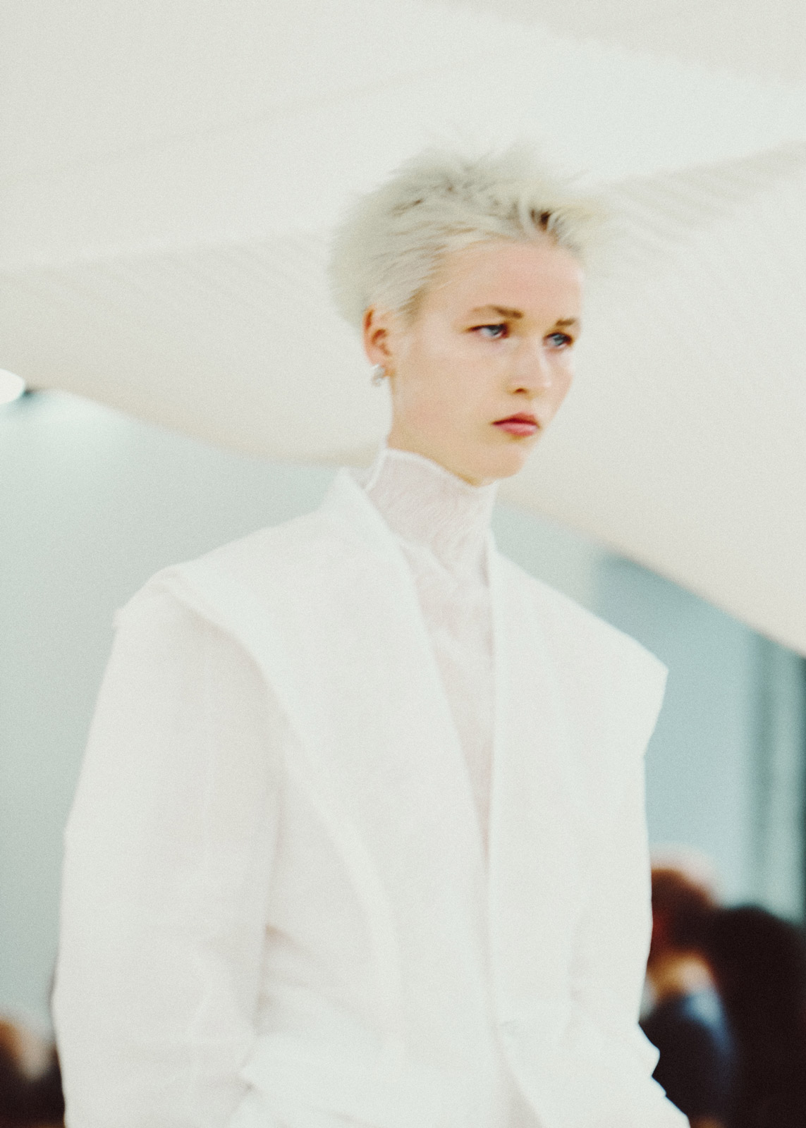 Issey Miyake materializes a quivering flame, flowing water