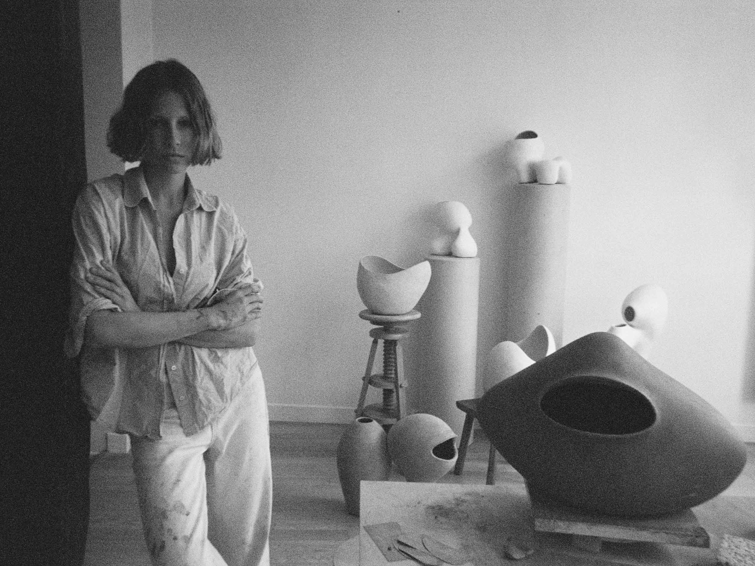 Katharina Kaminski fashions beings from fire and clay