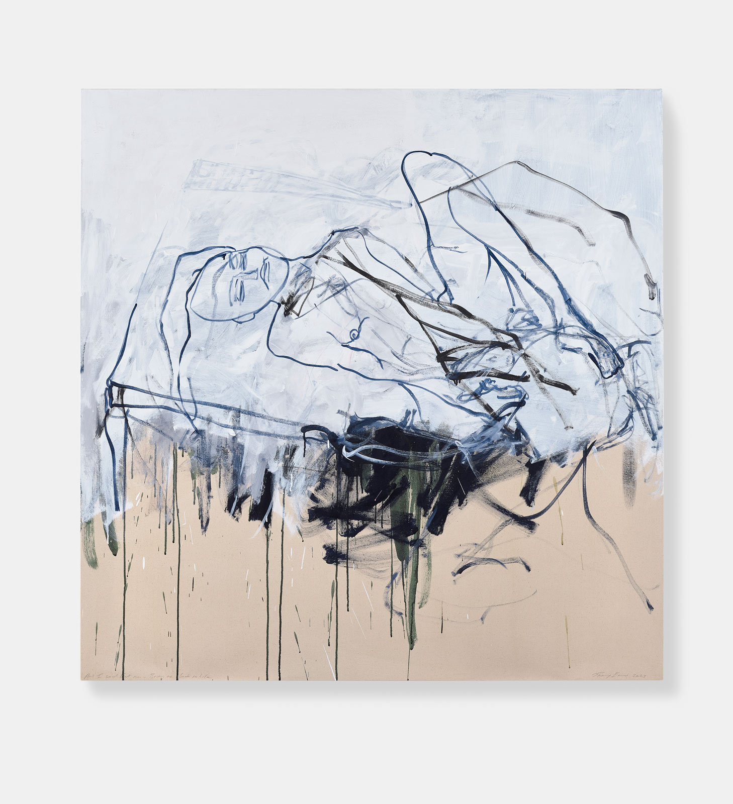 Tracey Emin’s ‘Lovers Grave’ serializes the supine and the sentimental