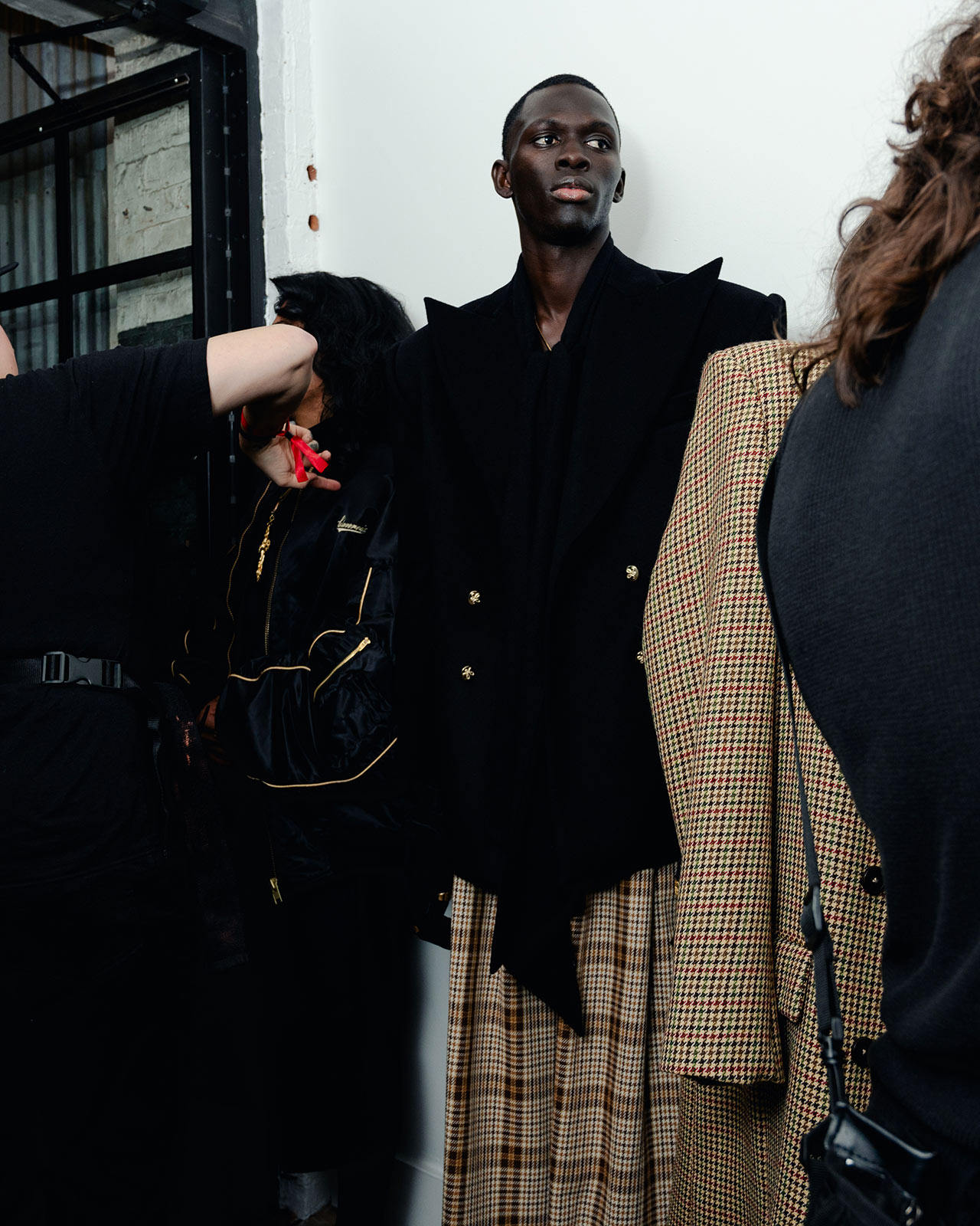 Backstage at Willy Chavarria’s last supper