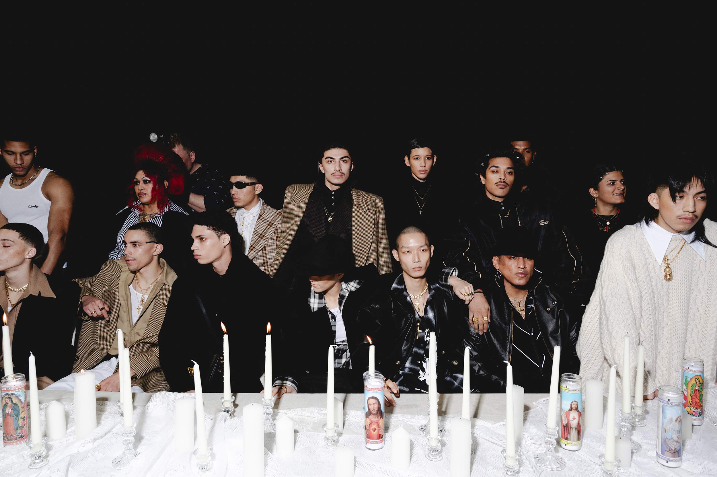 Backstage at Willy Chavarria’s last supper