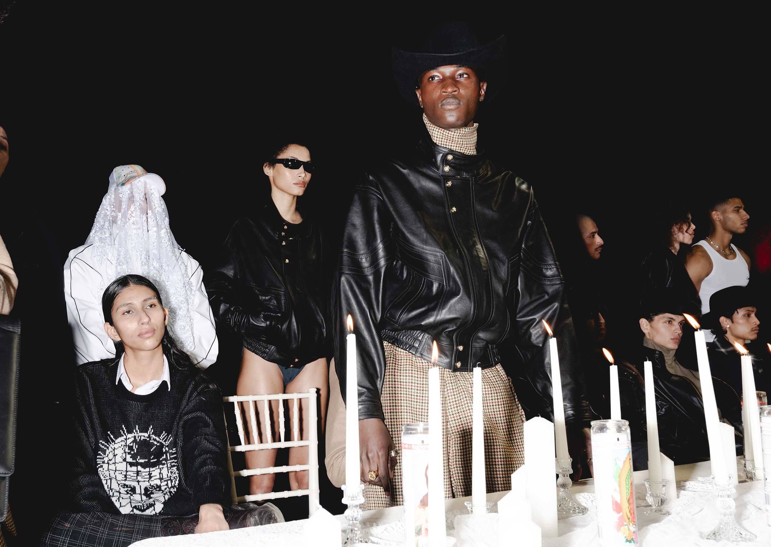 Backstage at Willy Chavarria’s last supper