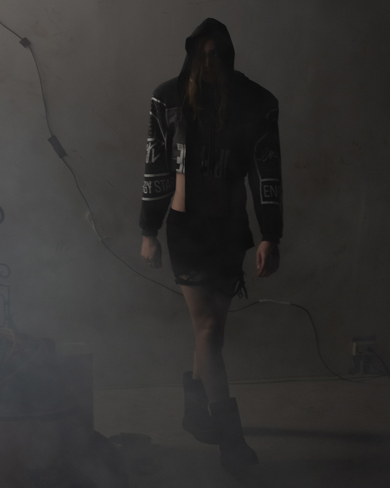 Montreal-based label Skip Fame turns a former bank building into a ghostly performance space