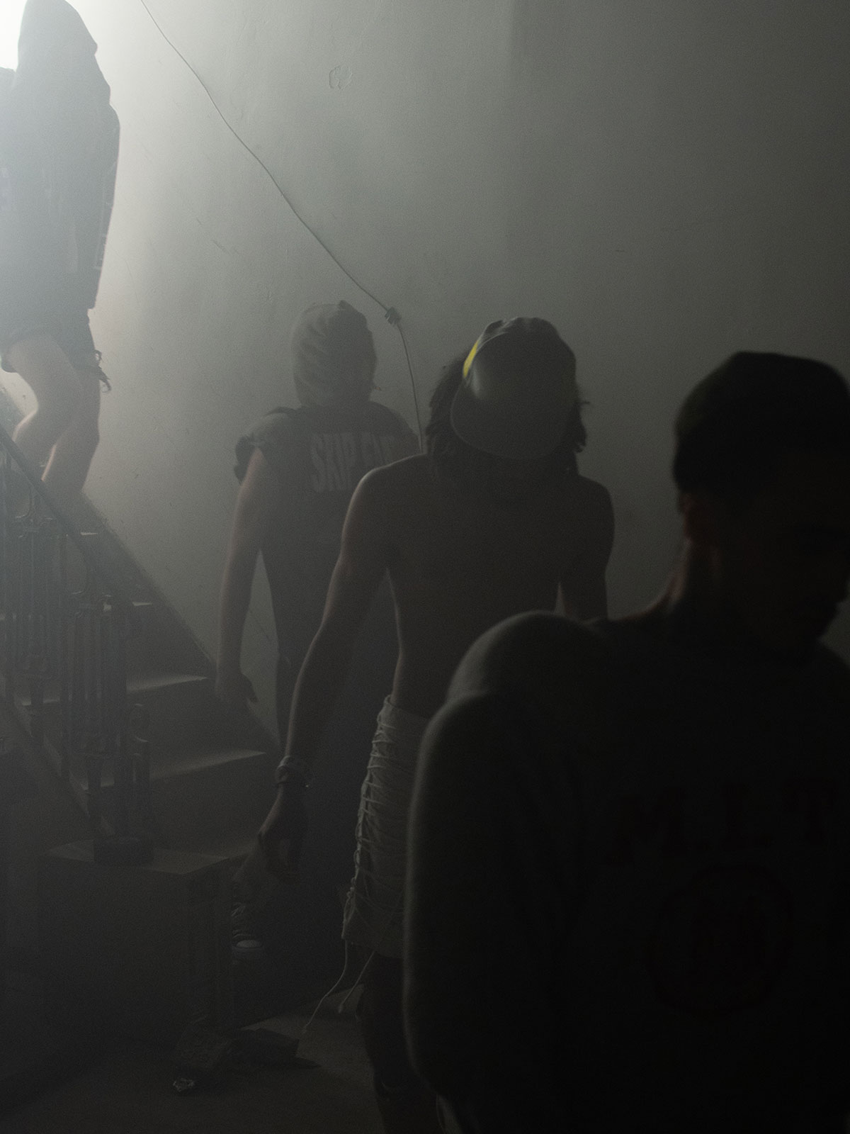 Montreal-based label Skip Fame turns a former bank building into a ghostly performance space