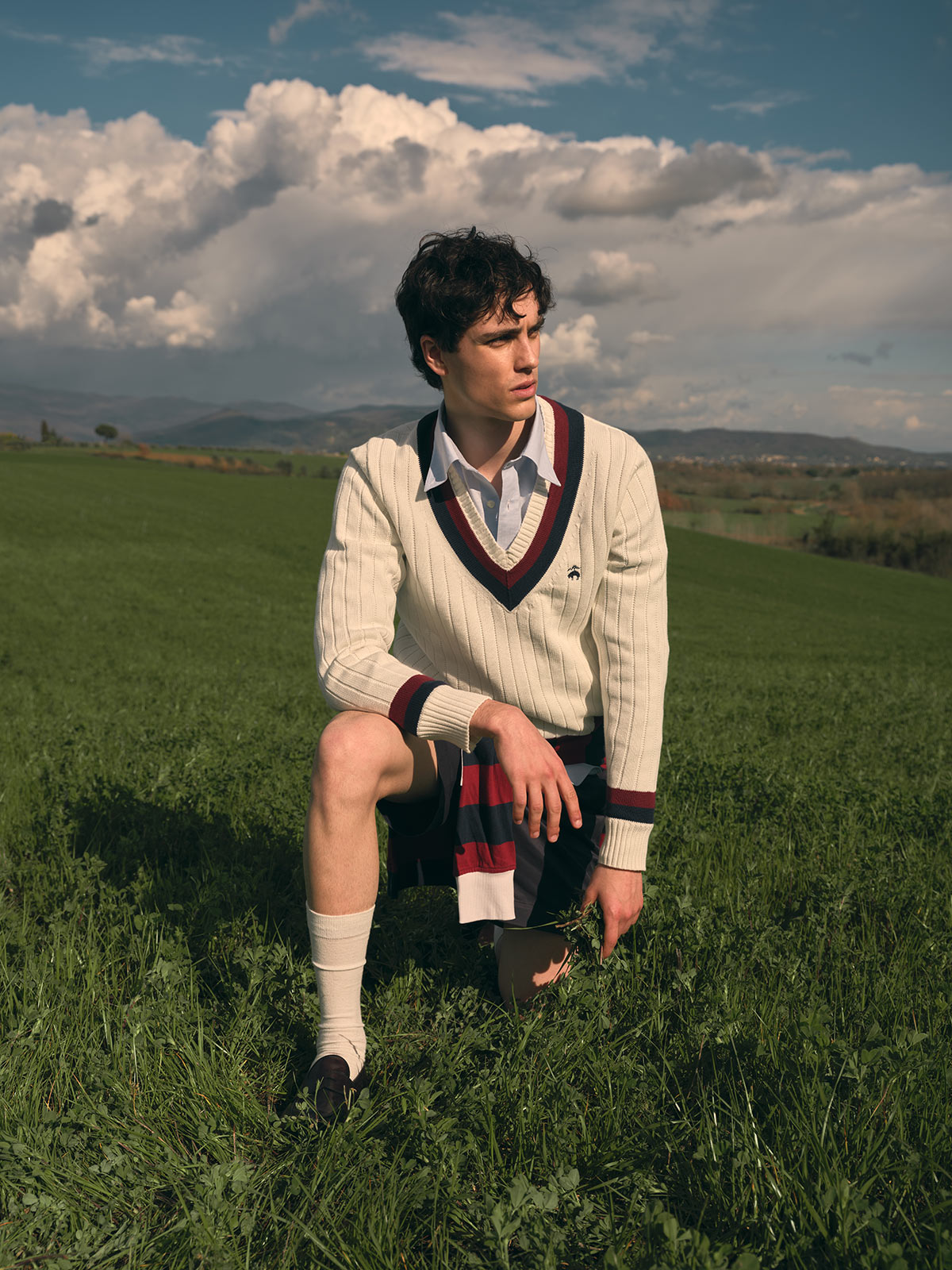 Italian-made footwear by Scarosso meets American prep by Brooks Brothers in Florence