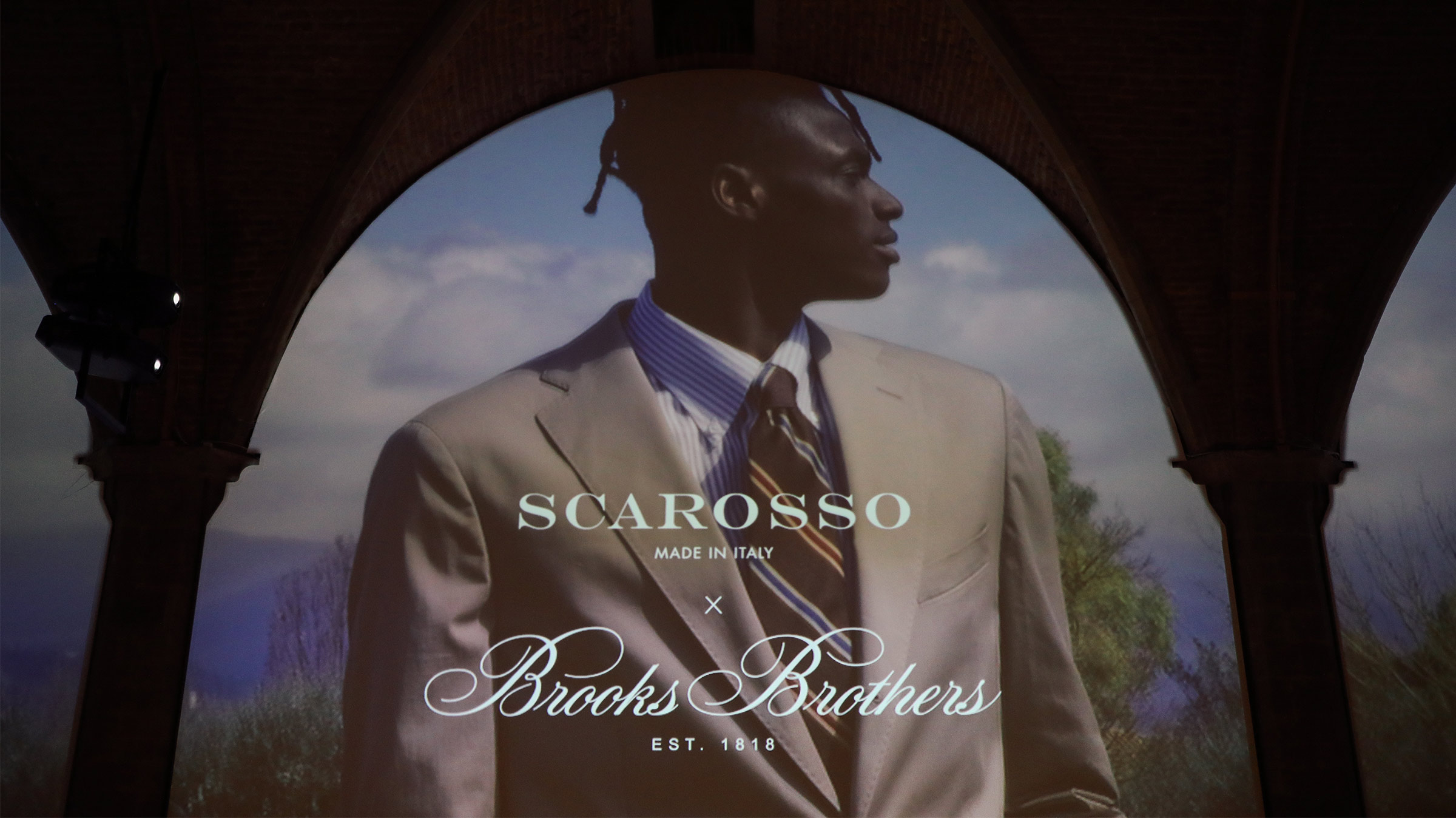 Italian-made footwear by Scarosso meets American prep by Brooks Brothers in Florence