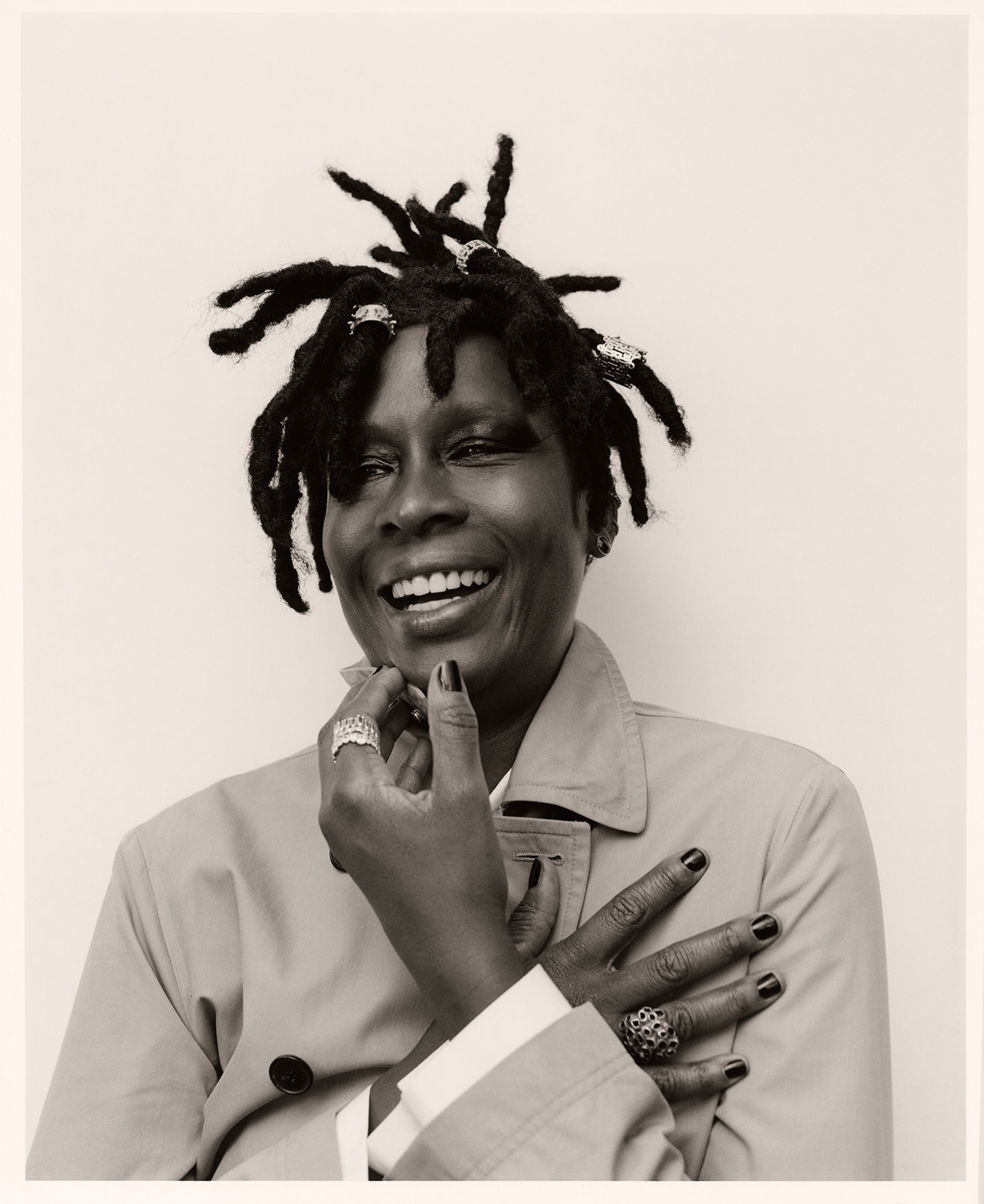 Multidisciplinary artist Mickalene Thomas transforms before the lens for her debut as the indomitable model Mickey!
