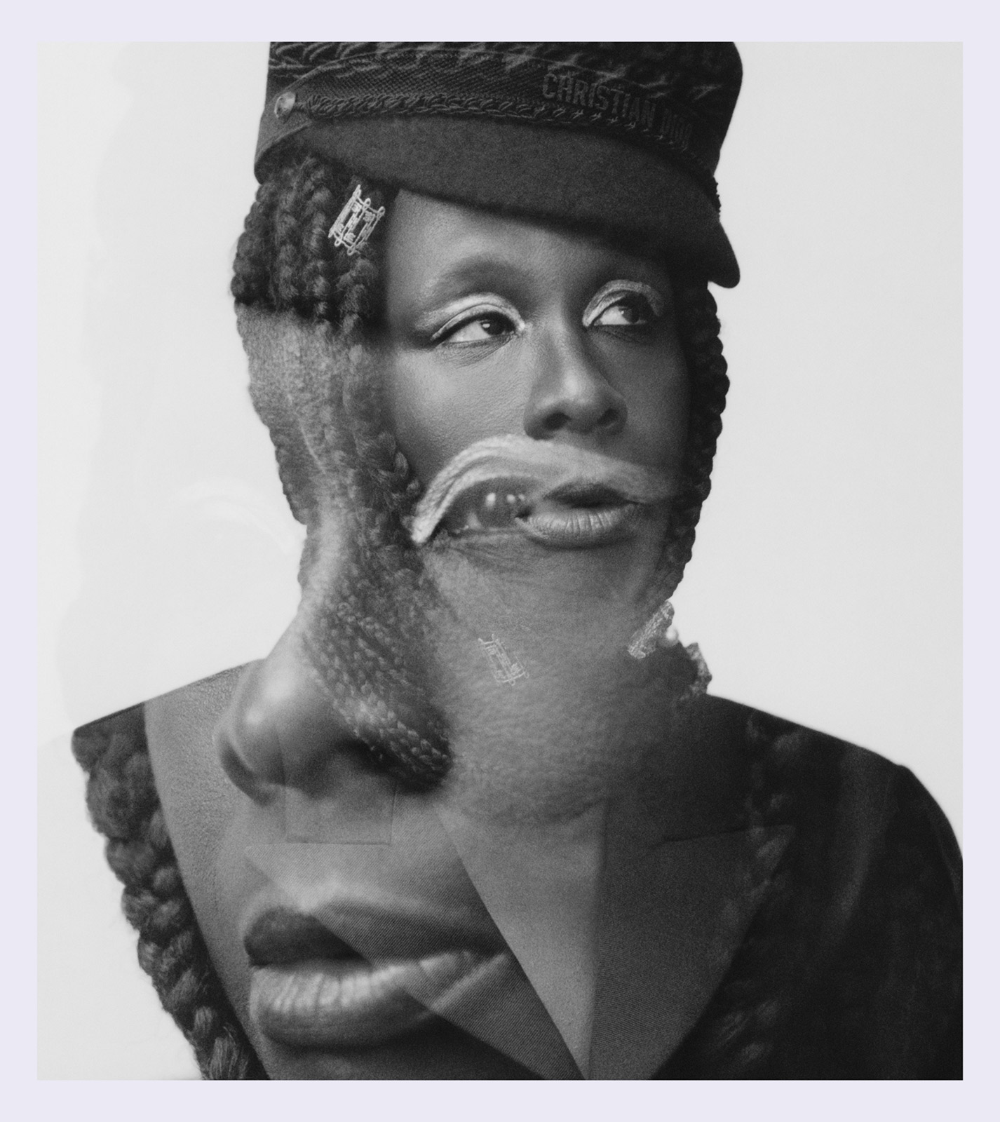 Multidisciplinary artist Mickalene Thomas transforms before the lens for her debut as the indomitable model Mickey!