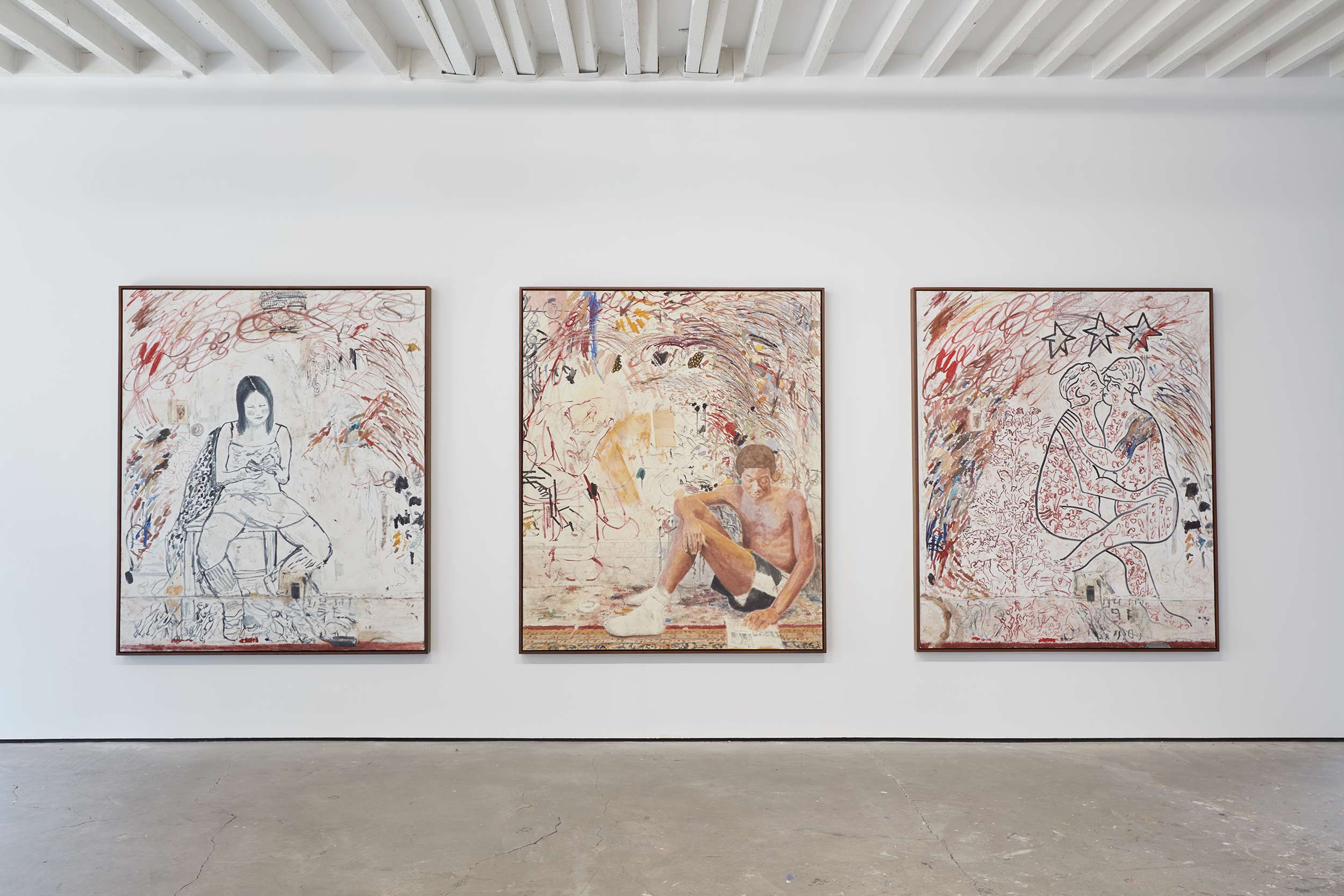 Artist Lorenzo Amos paints domestic space as a site for revelation and togetherness