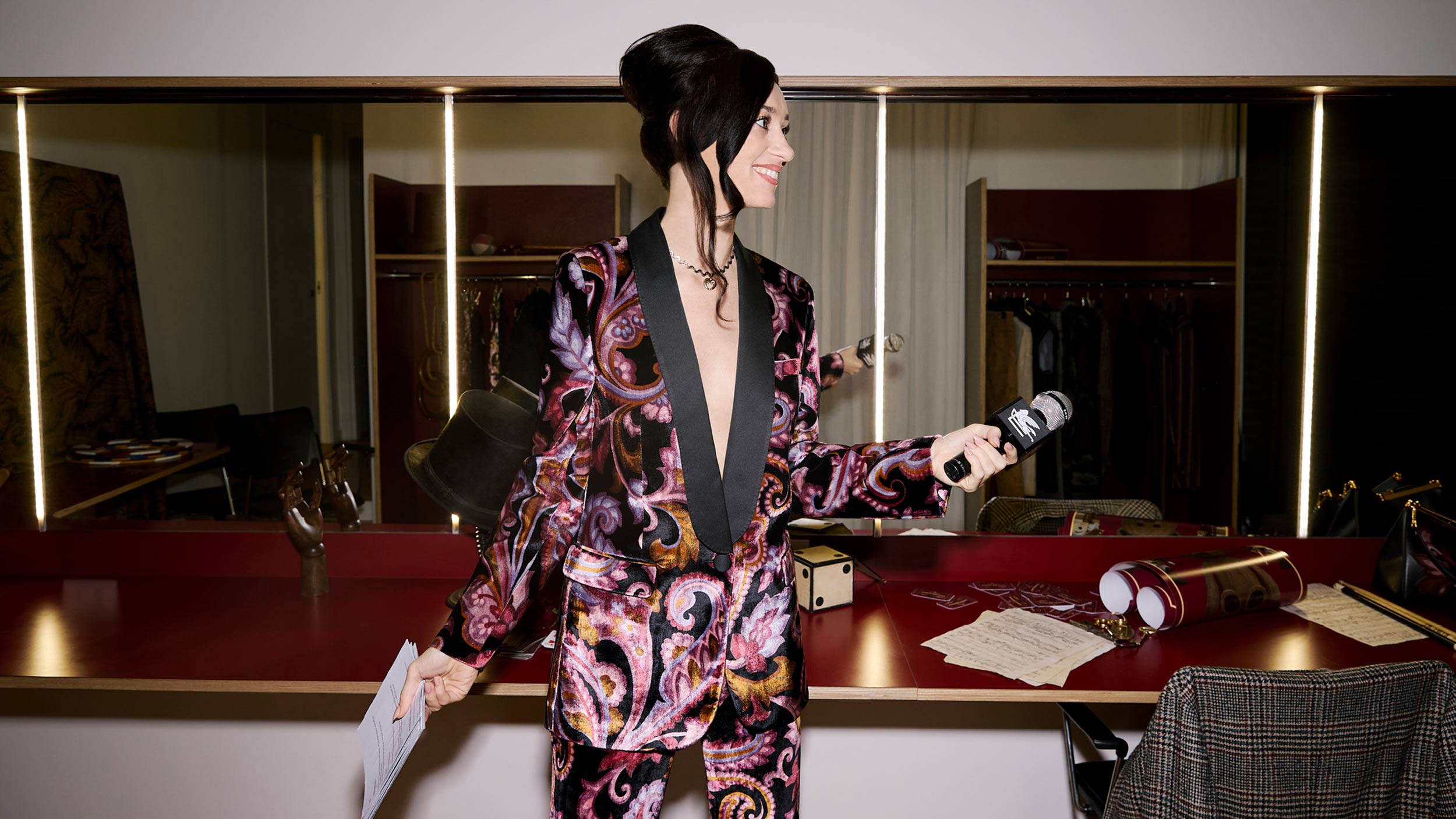 Etro takes the stage in Paisley Holidays