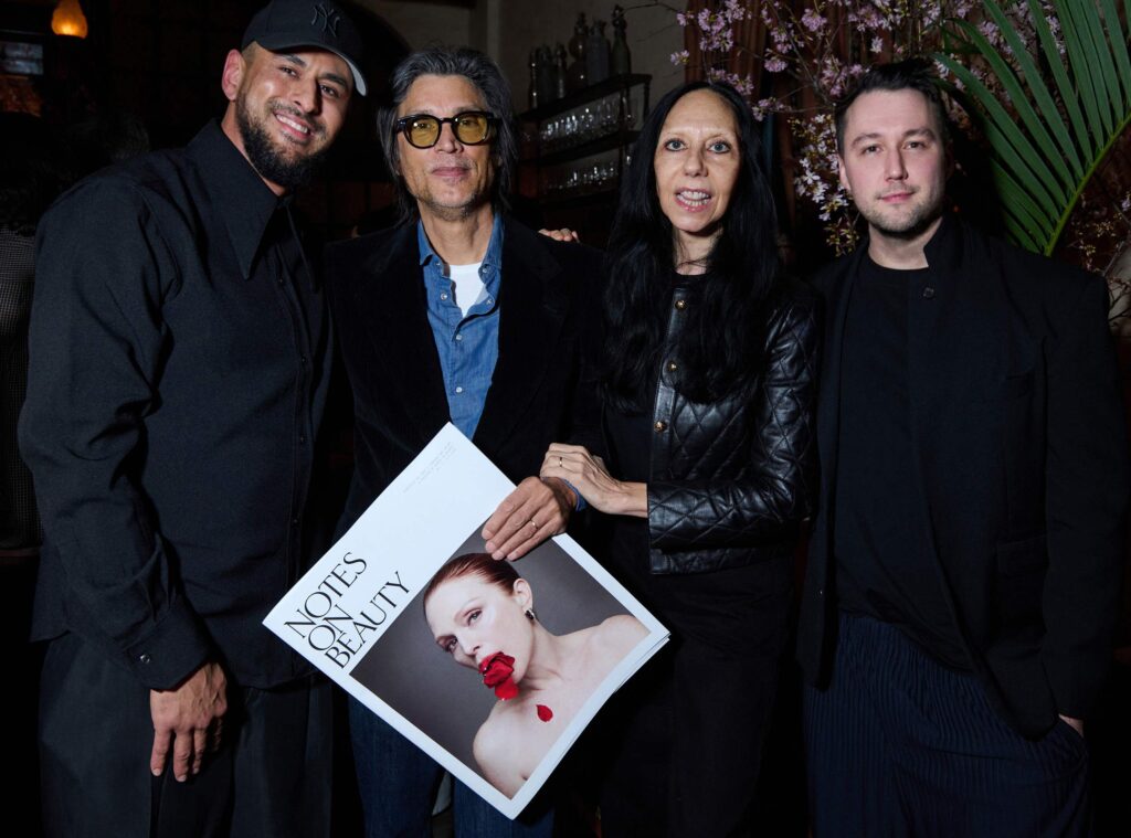Celebrating the announcement of Notes on Beauty with an intimate Valentine's Day cocktail at the Swan Room