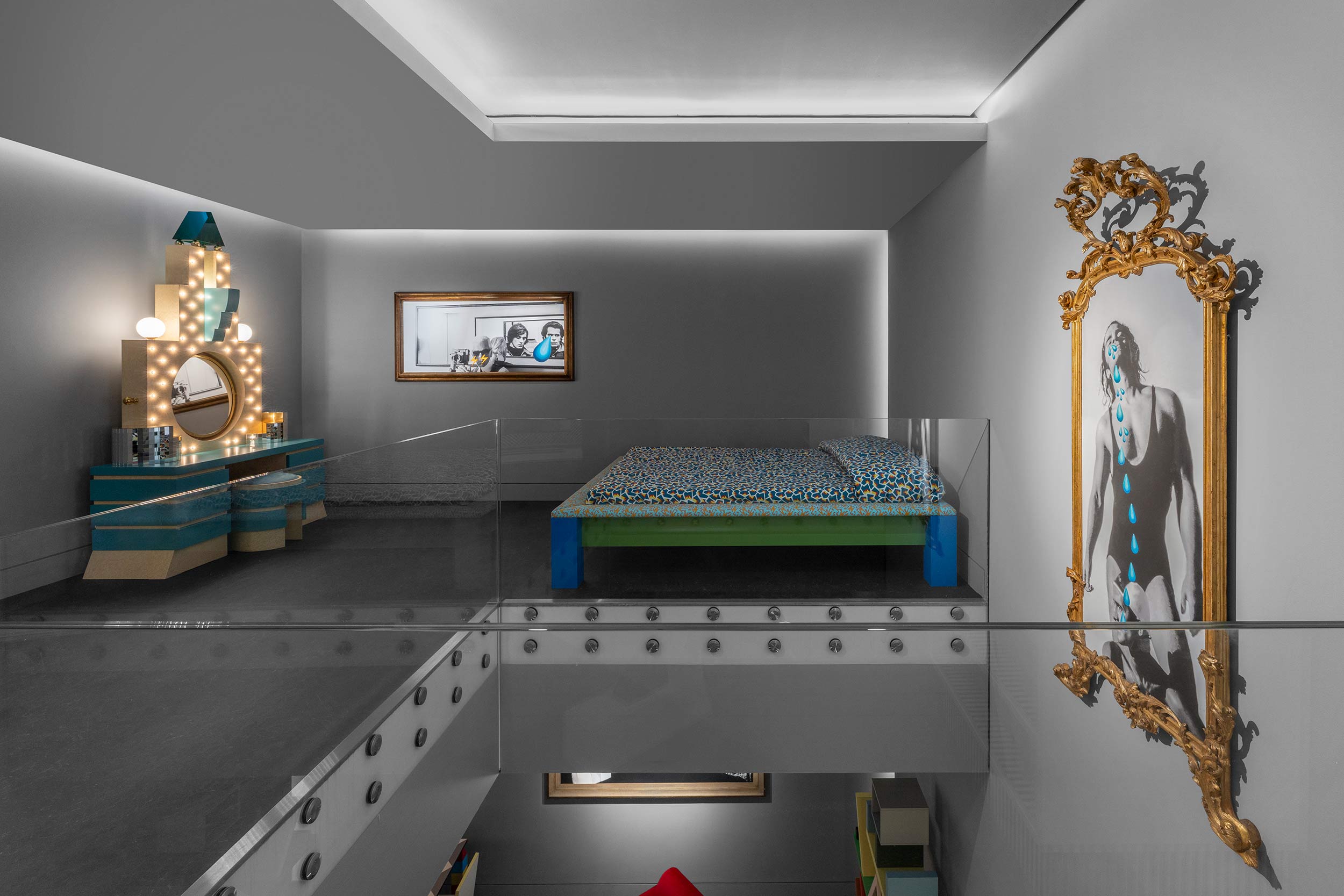 Karl Lagerfeld’s Memphis dream, revived by Francesco Vezzoli