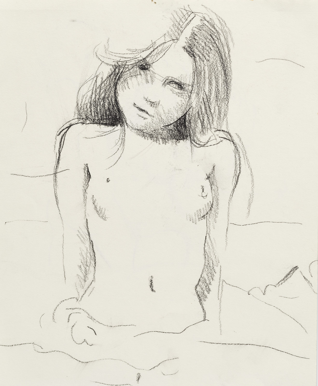 Expressive bodies and gleaming eyes: a glimpse at Lisa Yuskavage’s personal archive of sketches