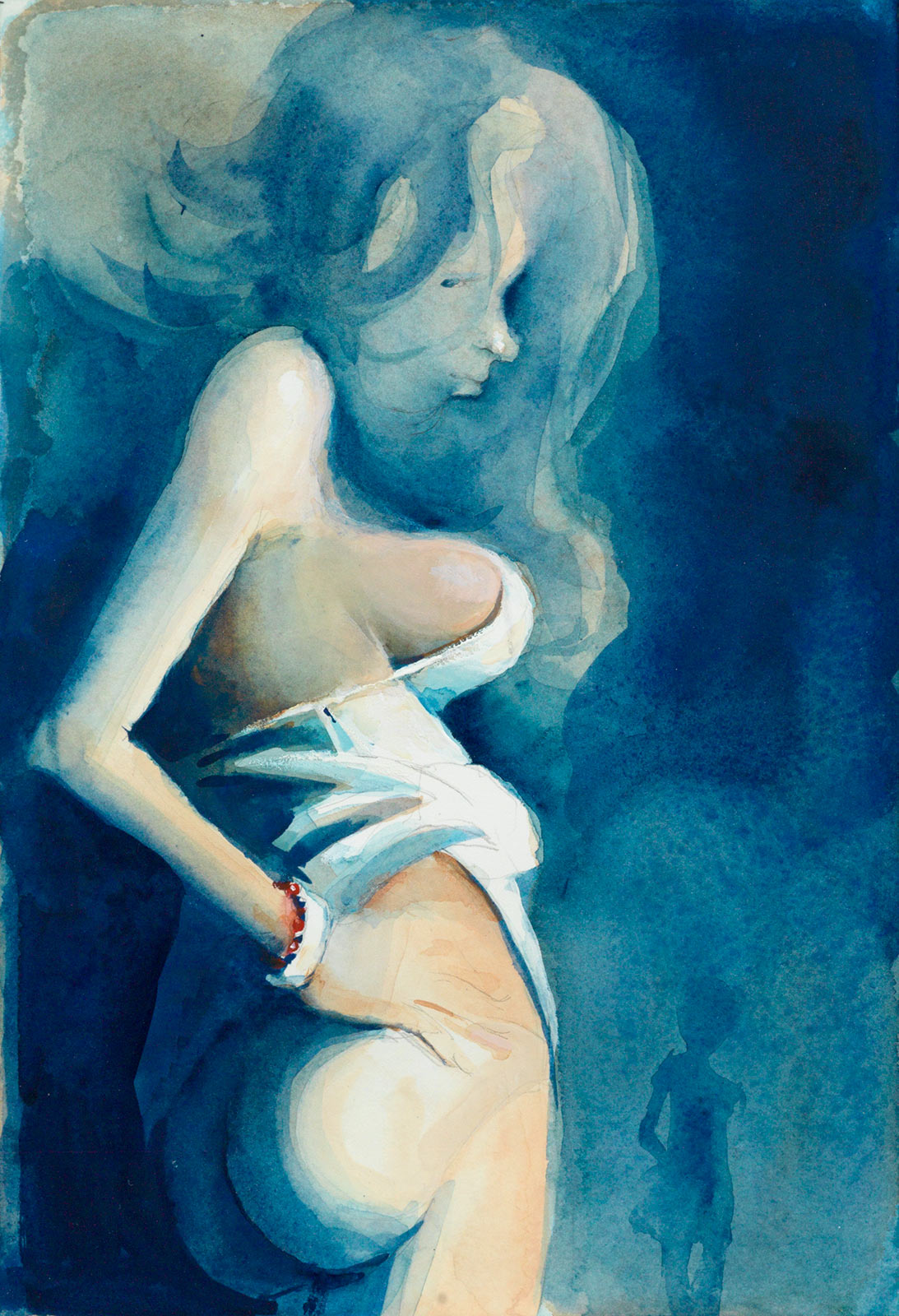 Expressive bodies and gleaming eyes: a glimpse at Lisa Yuskavage’s personal archive of sketches