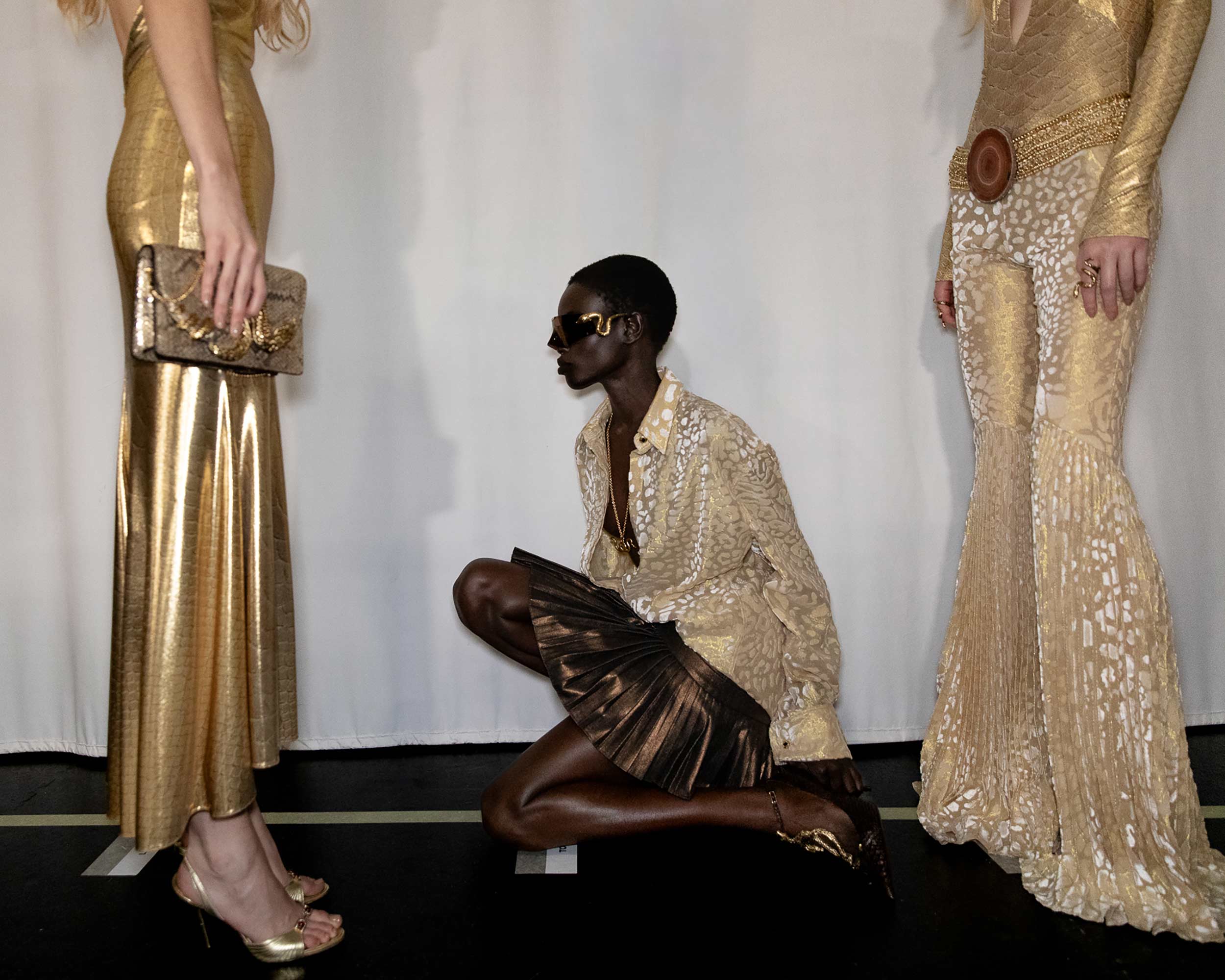 All that glitters is gold in Milan for Roberto Cavalli SS26
