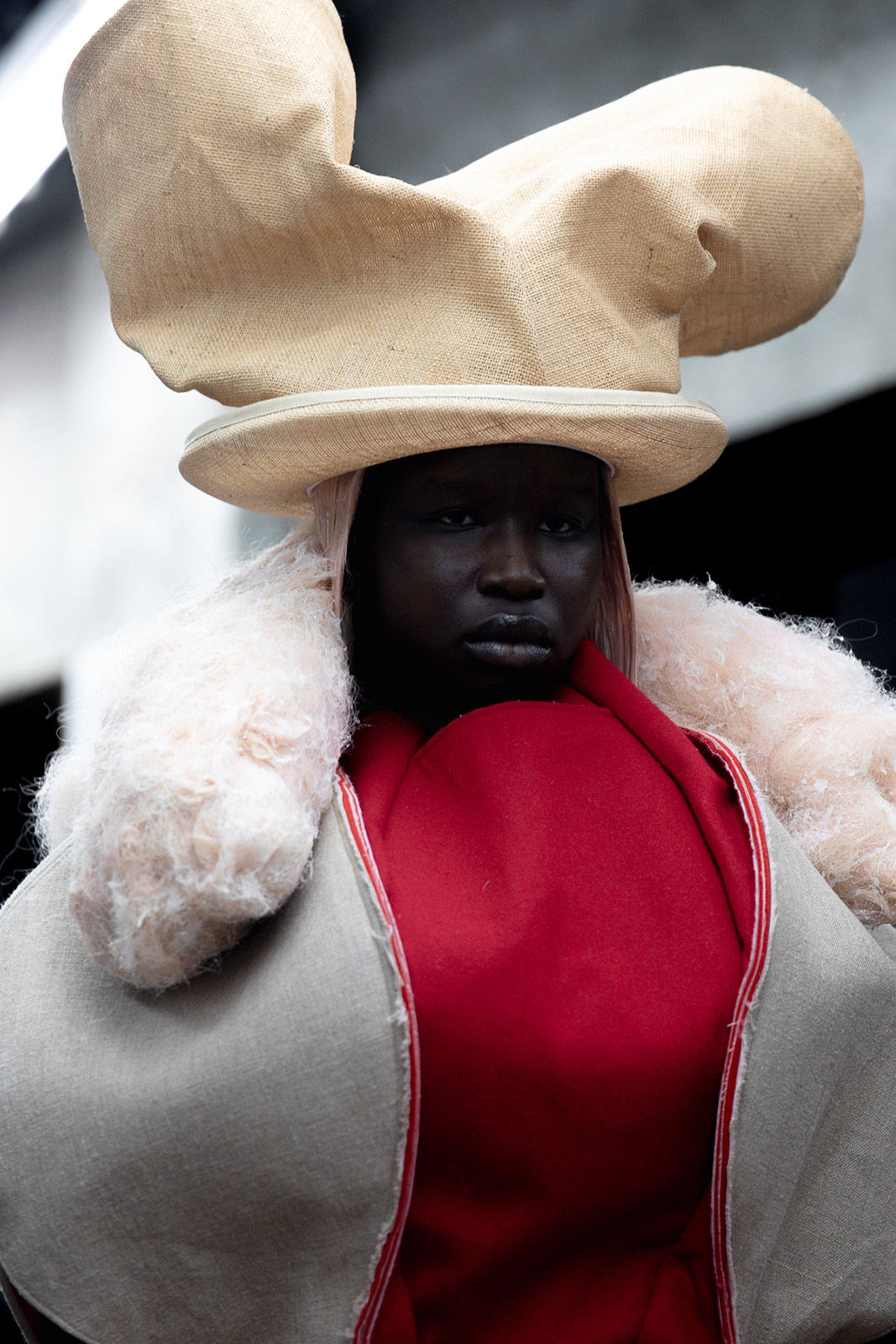 Whimsy by way of distortion in Comme des Garçons SS26