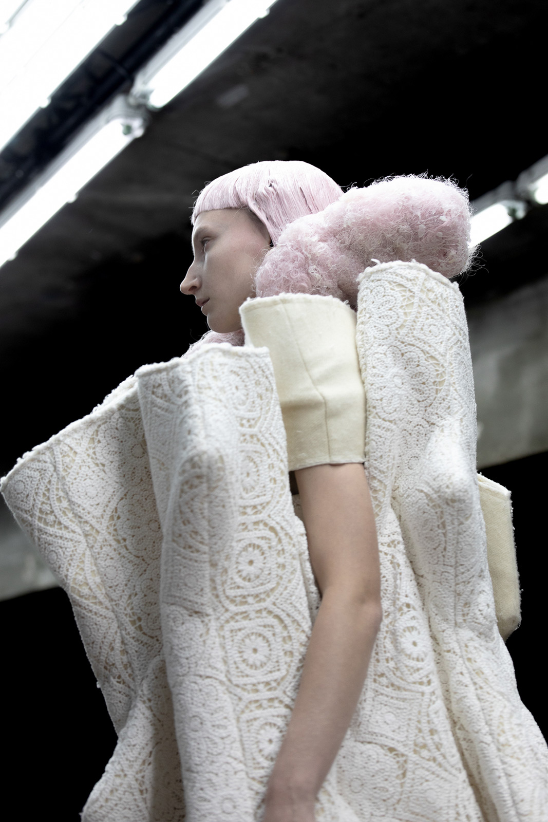 Whimsy by way of distortion in Comme des Garçons SS26