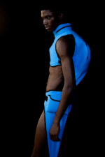 Backstage at Duran Lantink’s debut show for Jean Paul Gaultier