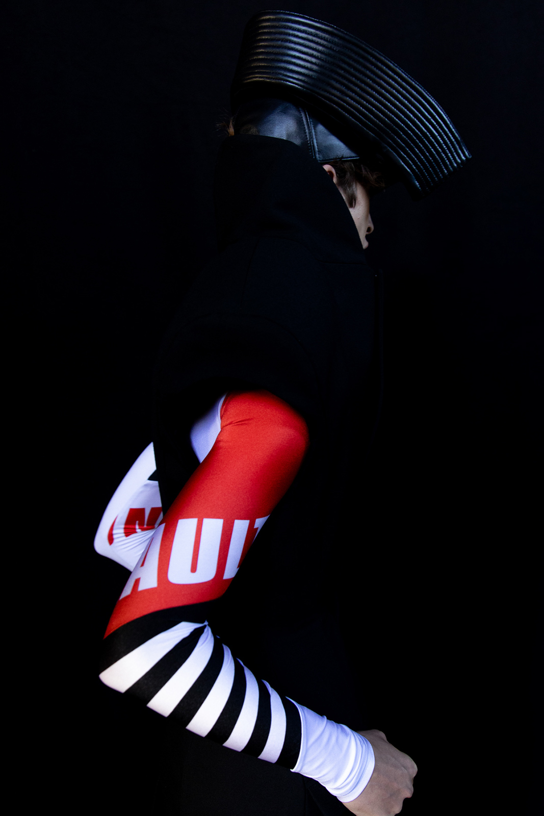 Backstage at Duran Lantink’s debut show for Jean Paul Gaultier