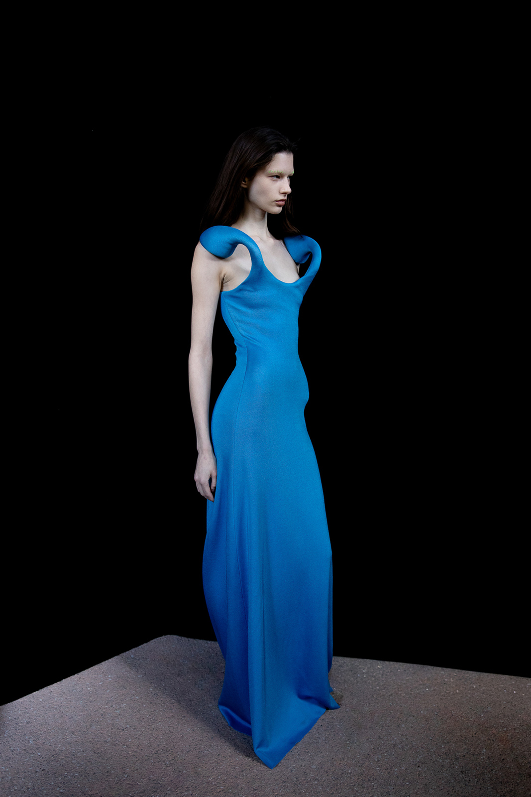 Backstage at Duran Lantink’s debut show for Jean Paul Gaultier