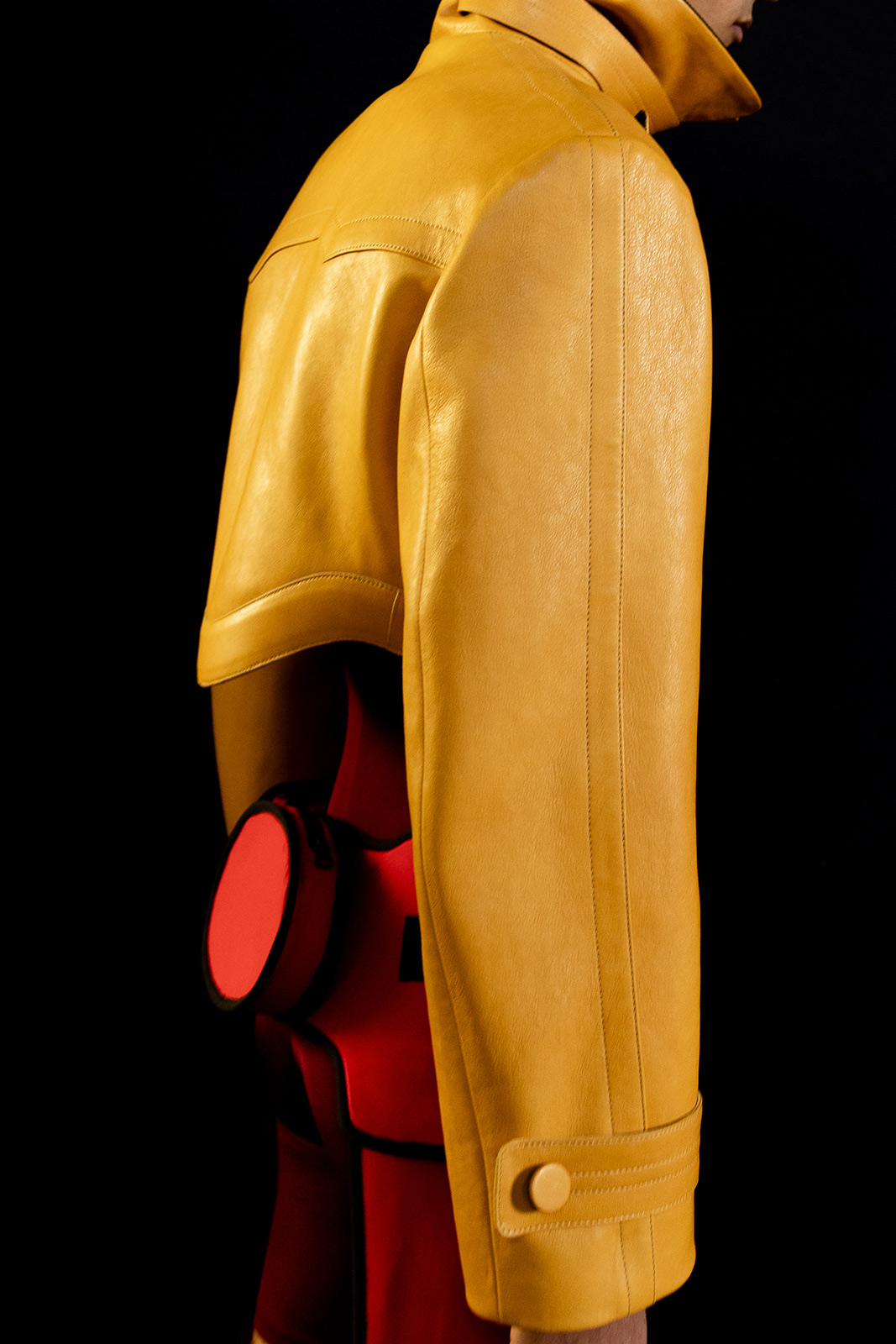 Backstage at Duran Lantink’s debut show for Jean Paul Gaultier