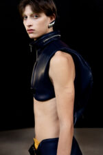 Backstage at Duran Lantink’s debut show for Jean Paul Gaultier
